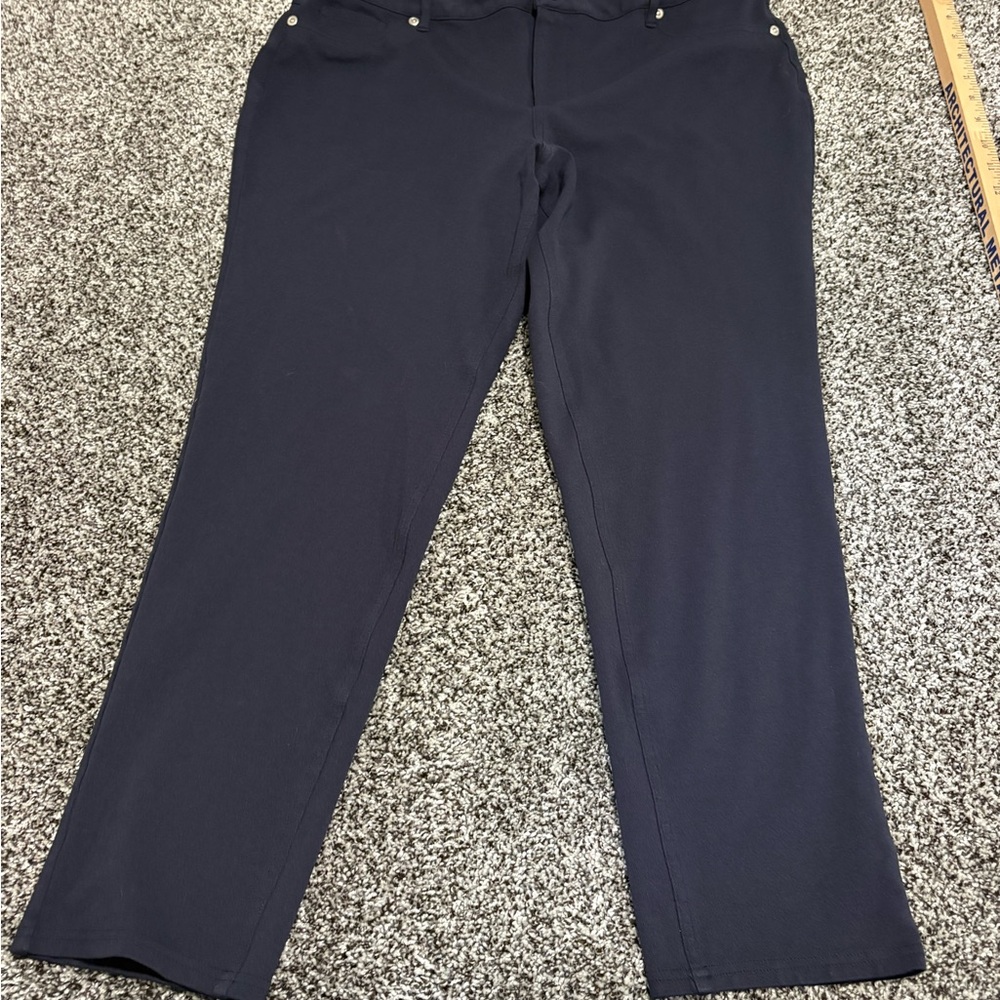 C brand Navy Blue Straight-Leg Pants woman’s size 14